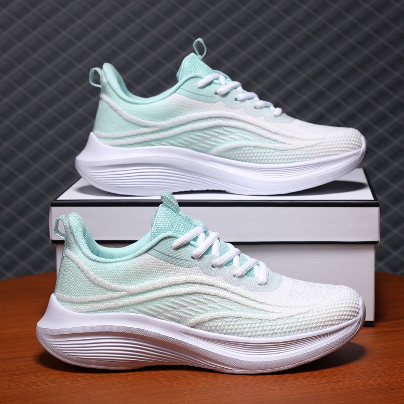 Outdoor Large Size Women'S Shoes With Wide Feet, Fat High Instep, Breathable Mesh Sports Shoes, Shock-Absorbing Soft And Elastic Running Shoes For Women - Image 1