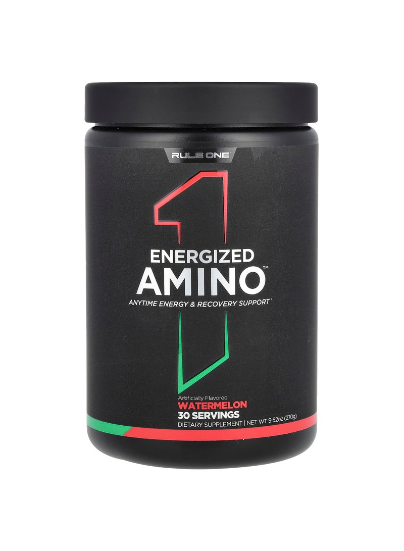 Energized Amino, Watermelon, 9.52 oz (270 g)