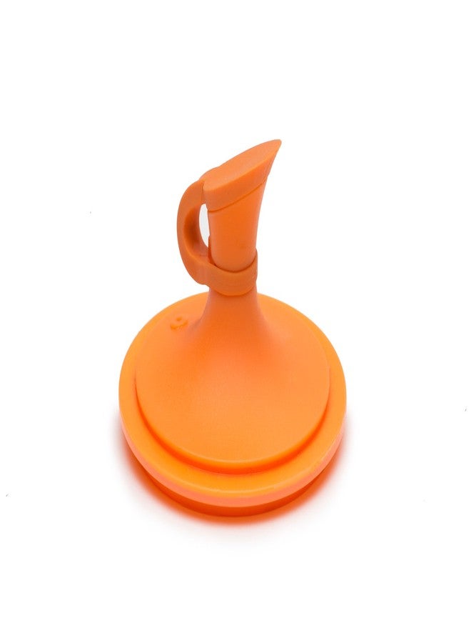 Jarware Oil Cruet Lid for Regular Mouth Mason Jars, Orange - Image 4