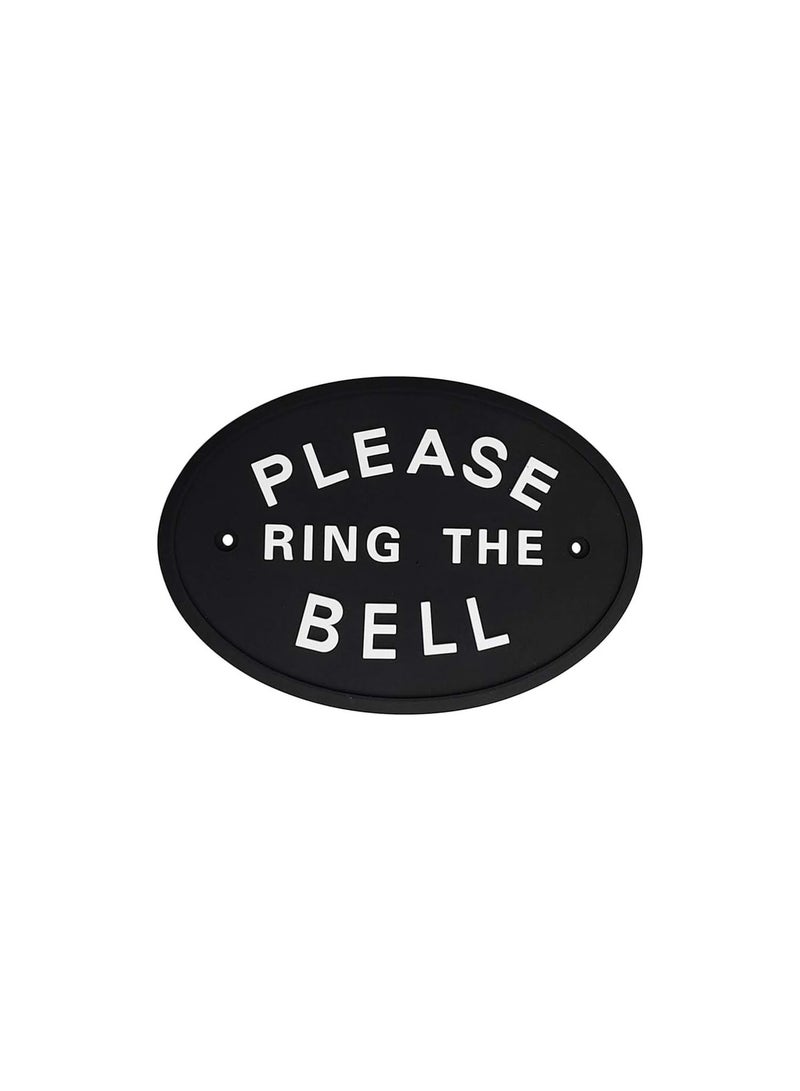 GGOOT 1 Piece PLEASE RING THE BELL WALL SIGN Weatherproof And Will Last A Lifetime - Image 3