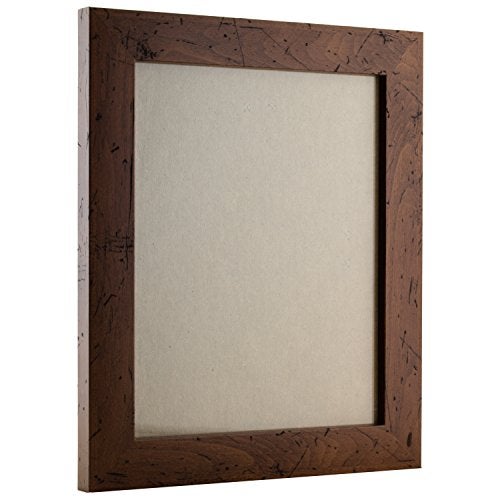 Craig Frames 20x30 Picture Frame, Distressed Brown, Bauhaus 125 Series, 1 1/4 Inch Wide Eco-Friendly Engineered Wood Moulding, Plexiglass and Backing Included, Wall Display Frame for Art and Posters - Image 4