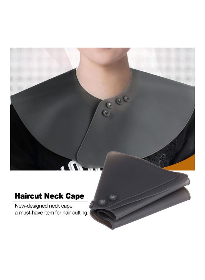 NIBEMINENT Haircut Neck Cape Wrap Collar Shield Waterproof Silicone Hair Coloring Cuttin Barber Hairdressing Red - Image 5