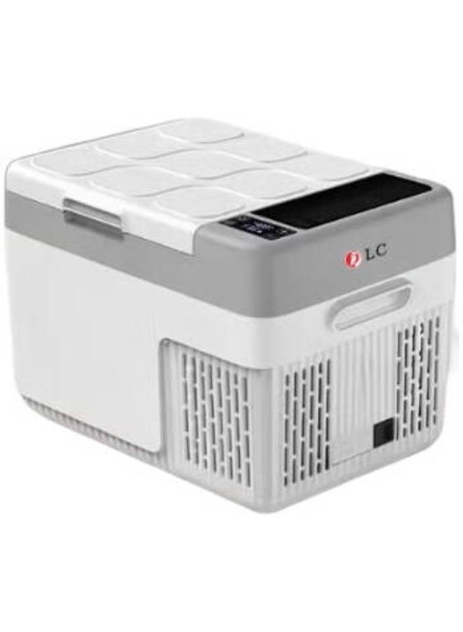 D L C DLC 12L Car Refrigerator - 37412 Portable Mini Fridge for Car, 12V Electric Cooler & Warmer, Travel Cooler Box for Food, Drinks & Medicine | DLC-37412 - Image 1
