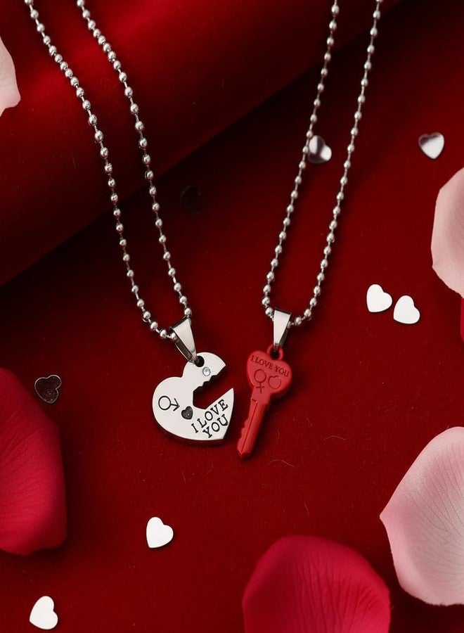 The Men Gift Couple Pendant Necklace Set – Matching Jewelry for Him and Her, Romantic Gift BLSCup202574 - Image 5