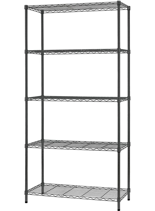 JCB CHIC Storage Shelves 5 Tier Garage Shelving Heavy Duty Adjustable Garage Shelves, Utility Rack Shelf, Shelving Units for Storage Warehouse Pantry Closet - Image 1