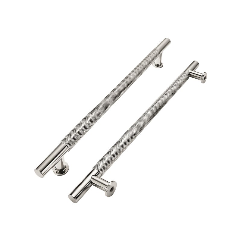 khtumeware 10 Pack 6 Inch152mm Drawer Handles Knurled Polished Nickel Cabinet Pulls Drawer Pulls Kitchen Hardware Kitchen Handles for Cabinets Cupboard Handles - Image 2