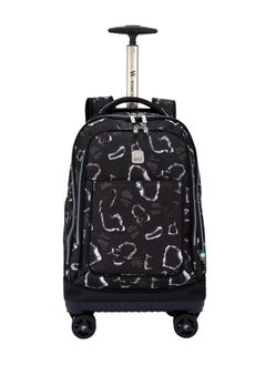 Wires 3 Piece Kids School Trolley Bag laptop compartment 4 Wheels With Lunch bag & Pencil Case  - Image 2