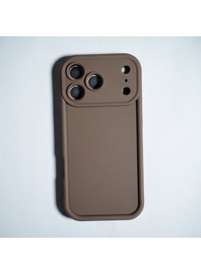 Fashion Protective Case for iPhone 17 Pro Max – Brown - Image 1