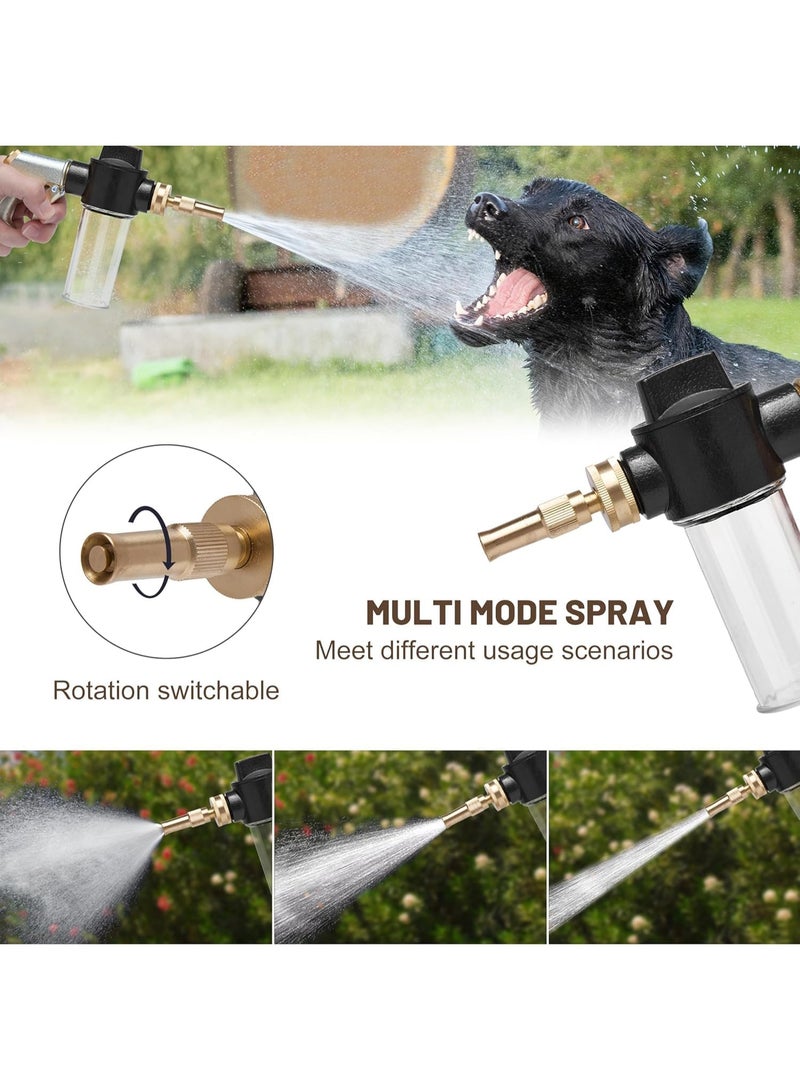 Relex High Pressure Foam Gun Car Wash Sprayer, Heavy Duty Metal Garden Hose Nozzle with 3.5oz Soap Dispenser, Multi-Purpose for Auto Detailing, Gardening & Plant Watering - Image 4