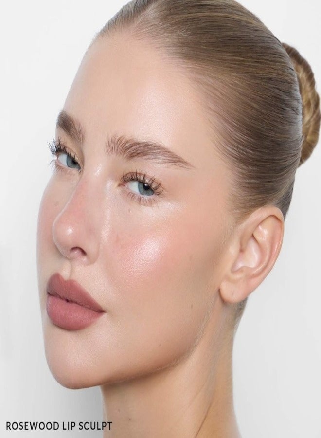 REFY Lip Sculpt Longwear Liner – Rosewood (Medium Warm Pink), Precision Long-Wear Lip Liner with Creamy, Smudge-Resistant Formula, 0.01 oz / 0.32 g - Image 2