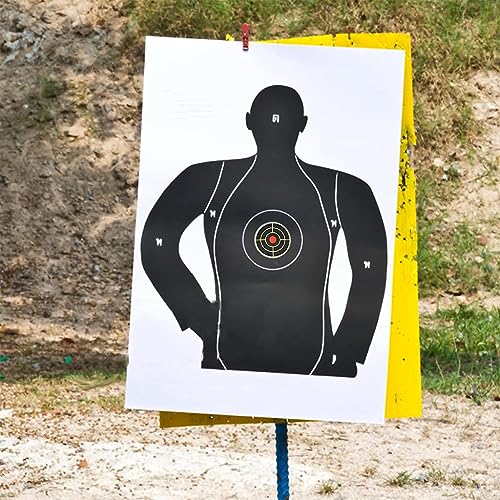 Optifit® 100pcs Shooting Aim Papers Bullseye Target Stickers Self Adhesive Targets Stickers for Shooting Game Bow Training Outdoor Archery Game with Target 7.6*7.8 CM - Image 5