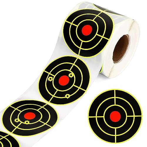 Optifit® 100pcs Shooting Aim Papers Bullseye Target Stickers Self Adhesive Targets Stickers for Shooting Game Bow Training Outdoor Archery Game with Target 7.6*7.8 CM - Image 1