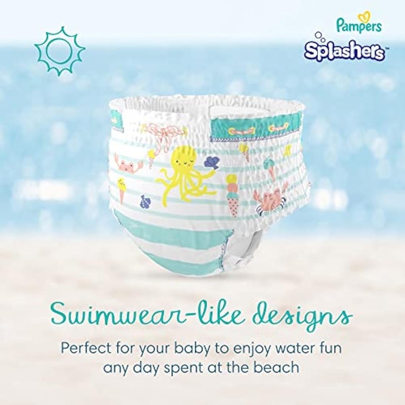 Pampers Splashers Swimming Pants, Size 4-5, 9-15 kg 11 ct, Pack of 11 - Image 3