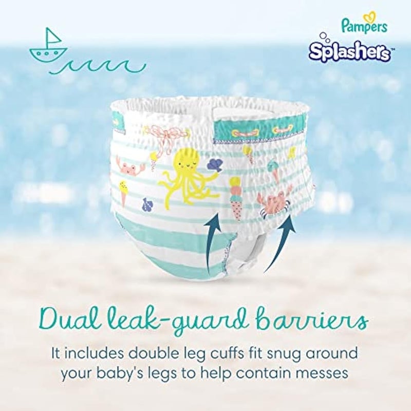 Pampers Splashers Swimming Pants, Size 4-5, 9-15 kg 11 ct, Pack of 11 - Image 4