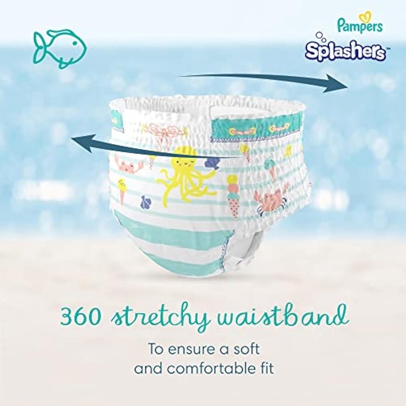 Pampers Splashers Swimming Pants, Size 4-5, 9-15 kg 11 ct, Pack of 11 - Image 5