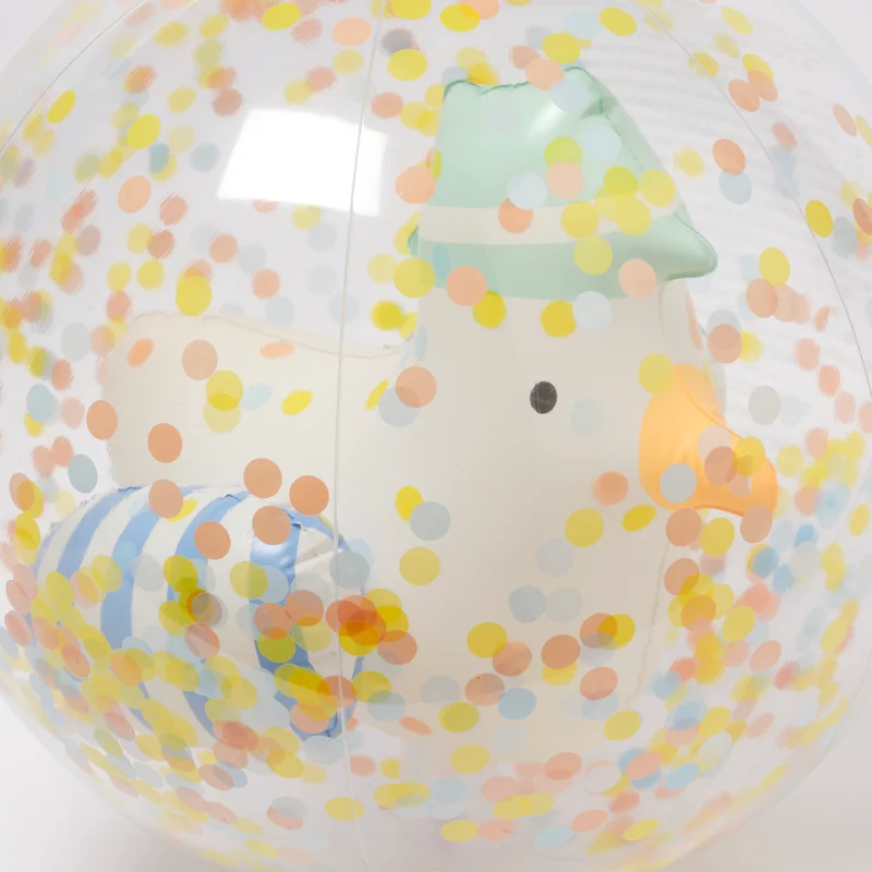 ساني لايف 3D Inflatable Beach Ball Sid The Seagull Blue Stripe