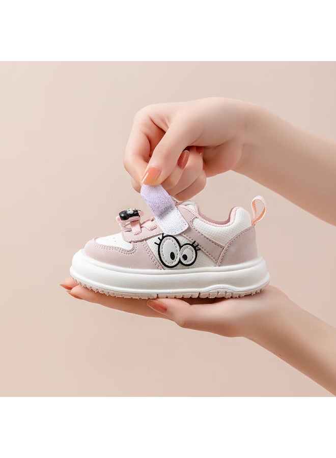 Thombaker Baby Walking Shoes, Autumn New Style Children's Cartoon Shoes, Functional Shoes For Ages 1-3 And 2-year Children, Khaki Little Sheep Design, Size 16 - Image 4