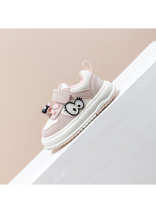 Thombaker Baby Walking Shoes, Autumn New Style Children's Cartoon Shoes, Functional Shoes For Ages 1-3 And 2-year Children, Khaki Little Sheep Design, Size 16 - Image 2