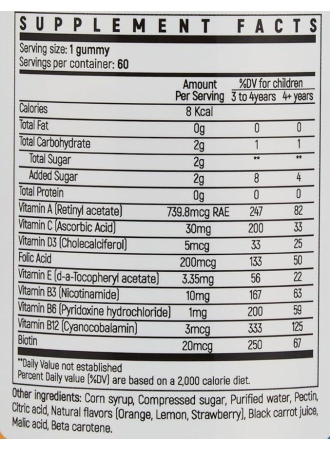 HAPPY GUMMIES Multi Vitamin Gummie 60S - Image 4