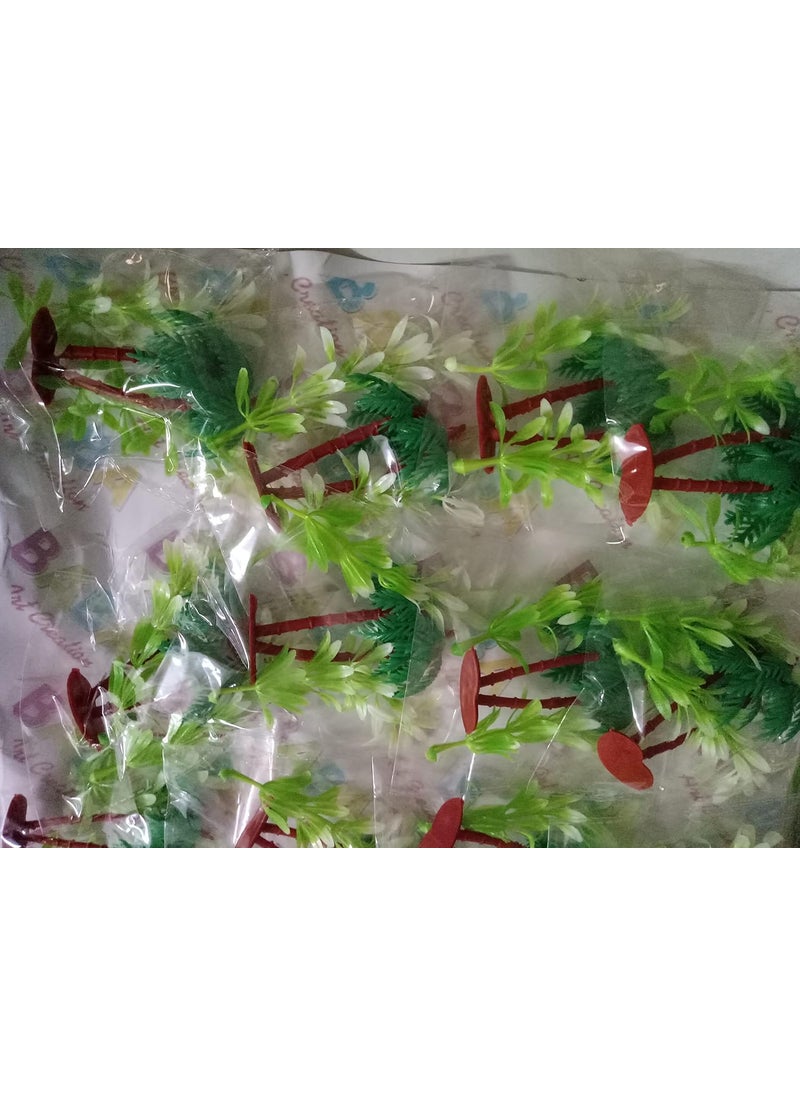 Generic Chuz N Pick Artificial Mini Plastic Tree for Project Making and Decoration 36 Pieces 3 Designs  - Image 4