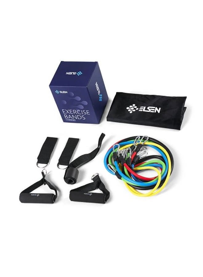 Elsen Multi-Function Resistance Bands Set – Strength, Flexibility & Calorie Burning (10–30 lbs) - Image 3