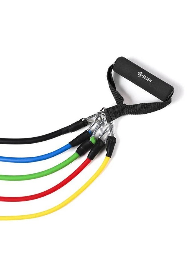 Elsen Multi-Function Resistance Bands Set – Strength, Flexibility & Calorie Burning (10–30 lbs) - Image 2