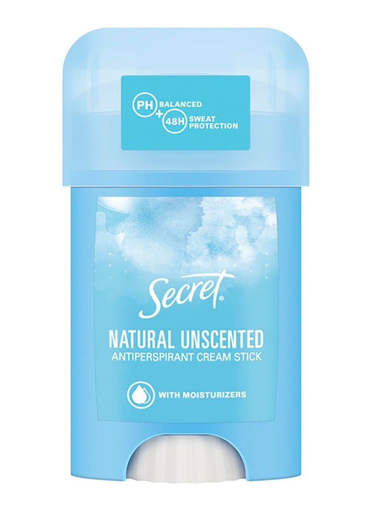 سيكريت كريم مضاد للتعرق طبيعي غير معطر 40 مل - Image 1