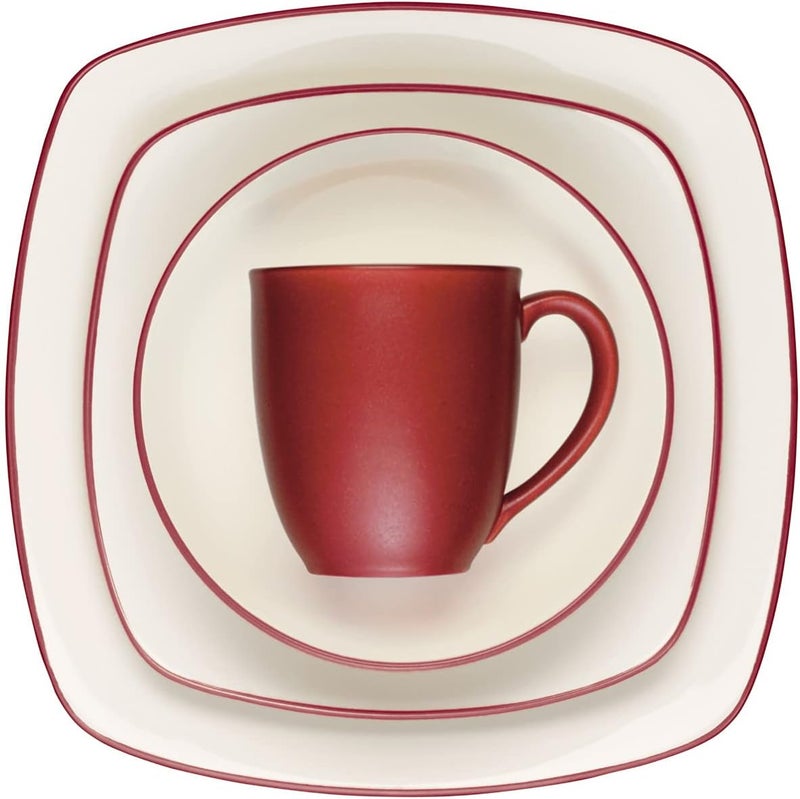 Noritake Colorwave Raspberry 4Piece Square Place Setting Service for 1 - Image 5