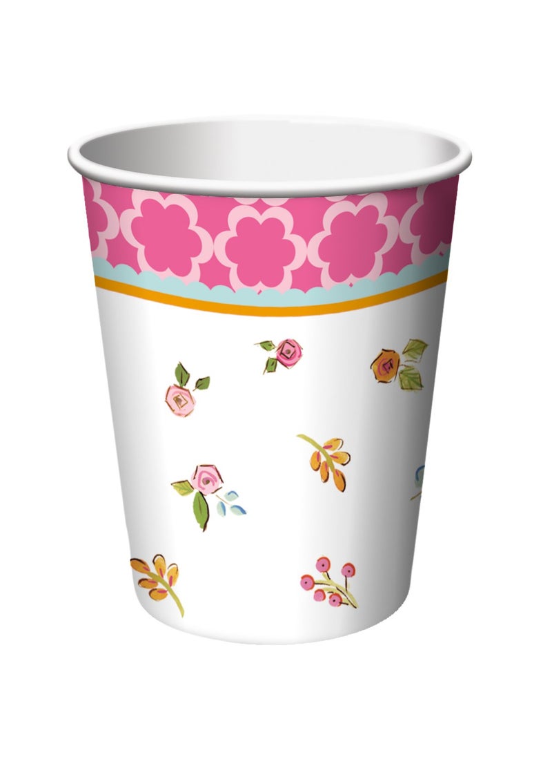 CREATIVE CONVERTING Creative Converting 8 Count Paper Cups Tea Time 