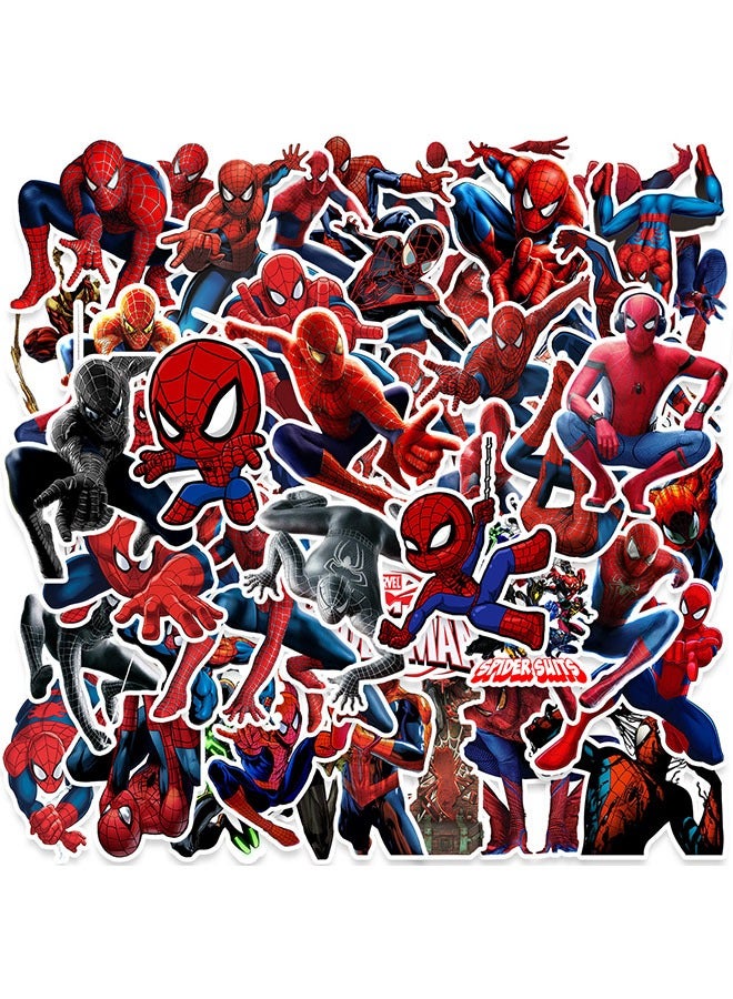 ZVEV Spider-Man and His Amazing Friends Stickers 50PCS Waterproof Cartoon Party Favors for Kids Birthday Supplies Boys Girls Gifts Cup Notebook Mobile Use - Image 1