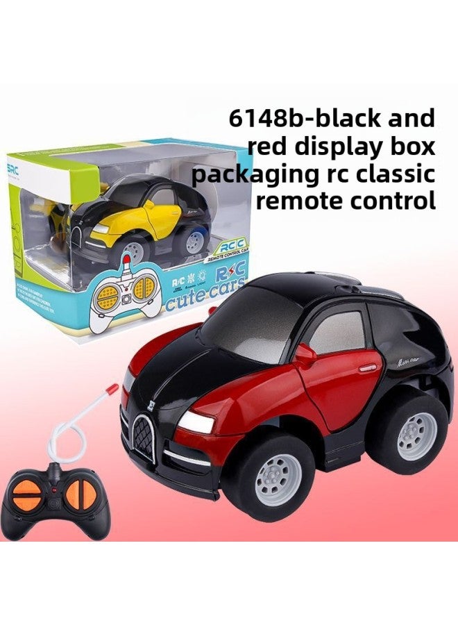 Ultra-Small Micro Drift Professional Charging Wireless Fall-Resistant Boy Children's Toy Mini Remote Control Car-Color:Black And Red [remote Control Distance 3- 4m ]-Proportion:Bring Your Own Battery (not Recommended)  - Image 1