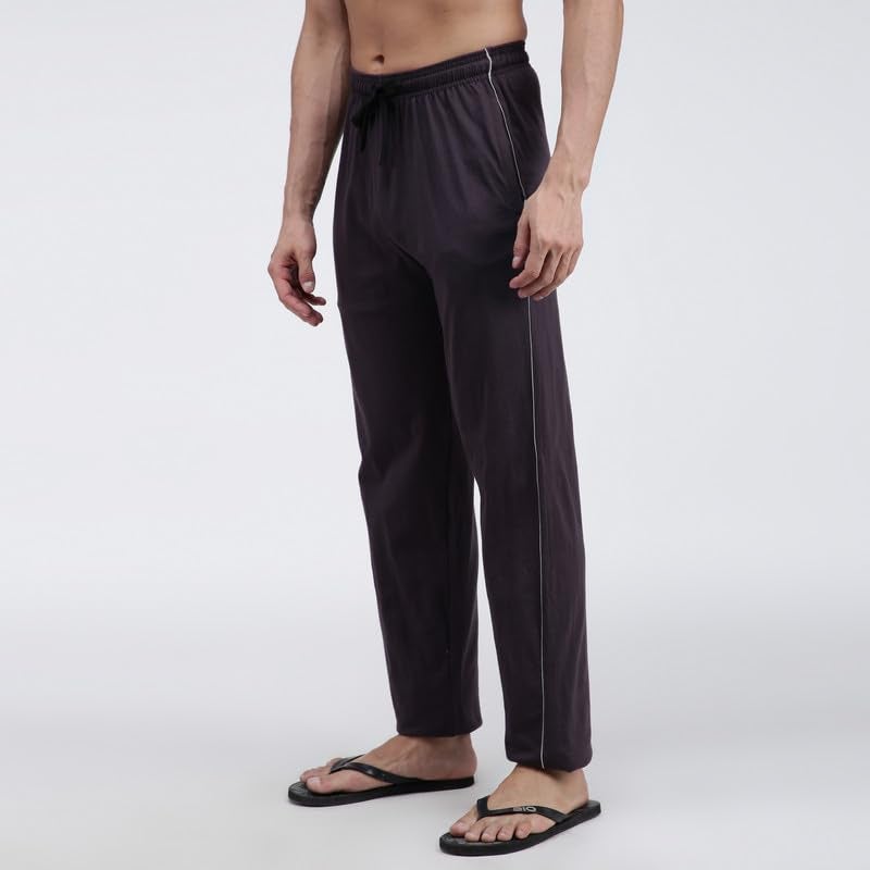 Amul Comfy Cotton Solid Charcoal Track Pant for Men - Image 5