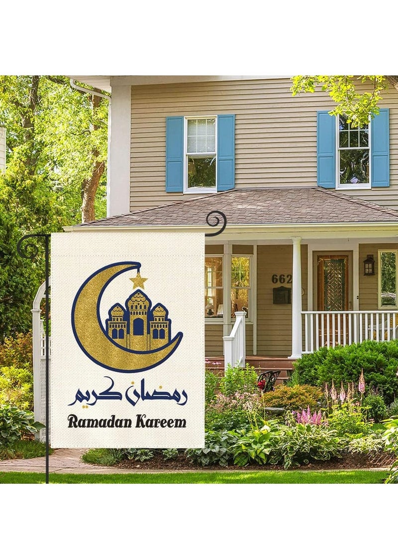 General 3 PCS Ramadan House Flag Vertical Double Sided Moon And Star Yard Outdoor Decoration 30 x 45Cm  - Image 5