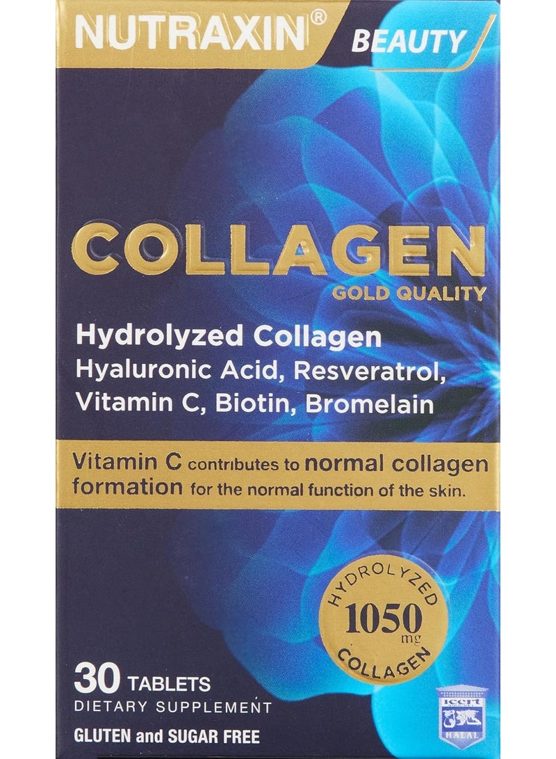 NUTRAXIN Active Nutraxin Beauty Collagen Gold Quality 30 Tablets - Image 1