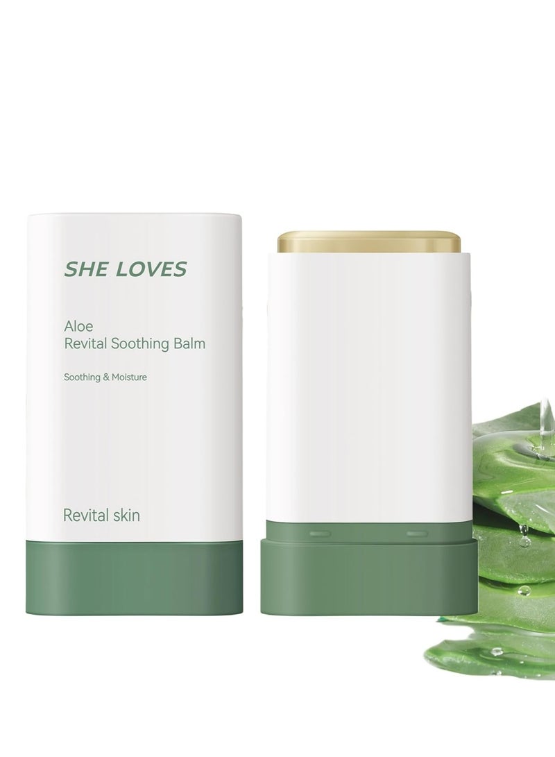 She Loves Aloe Vera Facial Cream,Aloe Daily Face Moisturizer,Hydrating & Cooling, Helps with Sunburns & Acne Even Skin Tone,Natural Aloe Face Cream Nourishing Day Cream Skin Care For All Skin Types (15g) - Image 1