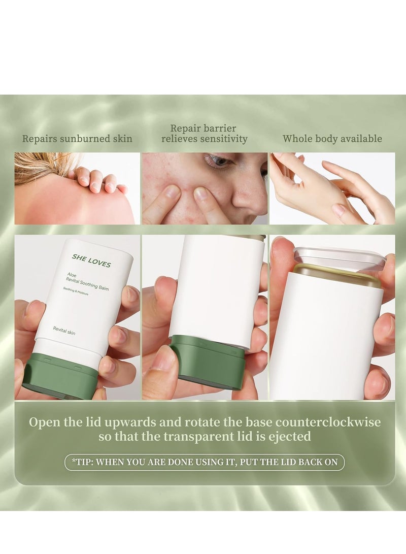 She Loves Aloe Vera Facial Cream,Aloe Daily Face Moisturizer,Hydrating & Cooling, Helps with Sunburns & Acne Even Skin Tone,Natural Aloe Face Cream Nourishing Day Cream Skin Care For All Skin Types (15g) - Image 5