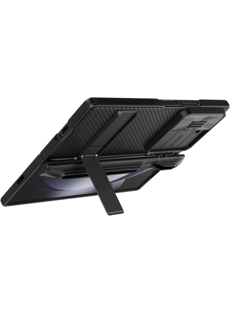 Nillkin CamShield Fold Case with Pen Holder & Stand for Samsung Galaxy Z Fold 6 5G| Ultimate Protection & Functionality - Black - Image 3