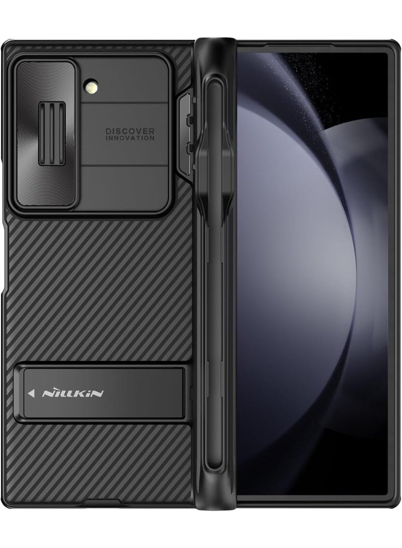 Nillkin CamShield Fold Case with Pen Holder & Stand for Samsung Galaxy Z Fold 6 5G| Ultimate Protection & Functionality - Black - Image 2