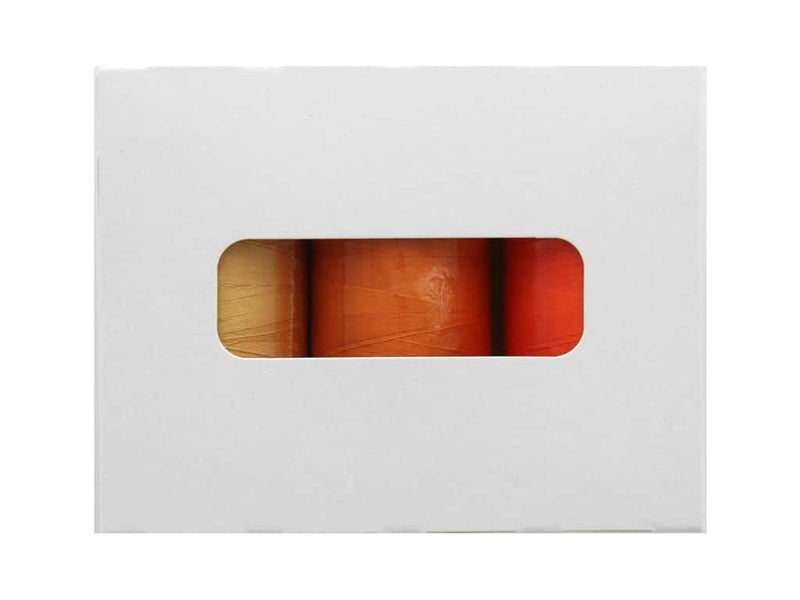 Aurifil Thread CB TuscanyOrang, Assorted Oranges, 3pc - Image 4