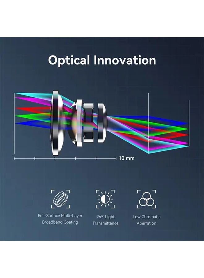 بلاك أبيكسل 300X عدسة ميكروسكوب للهاتف مع ضوء LED وفلتر CPL - Image 5