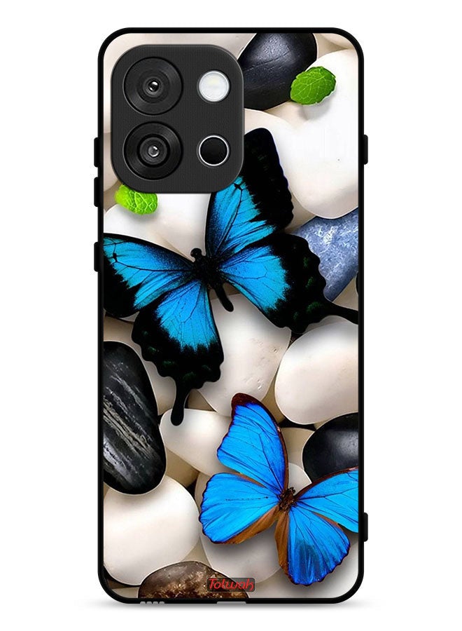 Tolwak OnePlus 13s Protective Case Cover Butterflies On Stones - Image 1