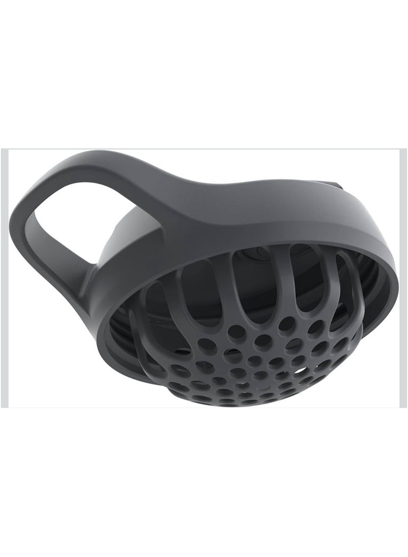 بروميكس زجاجة مياه معزولة من الستانلس ستيل مع كوب خلاط من بيرسوت، 18 اونصة، رمادي جرافيت - Image 4