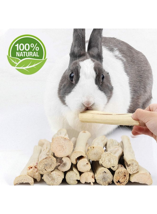 BWOGUE 100g Pet Snacks Sweet Bamboo Chew Toy for Squirrel Rabbits Guinea Pigs Chinchilla Hamster (About 10-14 Sticks) - Image 3