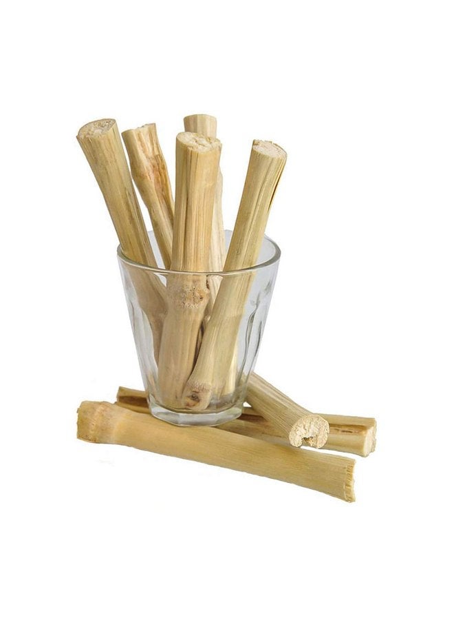 BWOGUE 100g Pet Snacks Sweet Bamboo Chew Toy for Squirrel Rabbits Guinea Pigs Chinchilla Hamster (About 10-14 Sticks) - Image 1