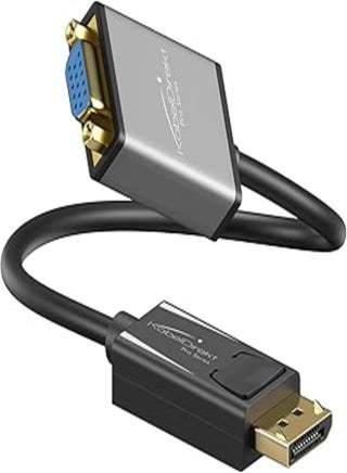 KabelDirekt 1116 0.15m DisplayPort DP to VGA adapter (maximum resolution 1920 x 1200/60Hz, suitable for all graphics cards with a output connecting beamers or monitors input) black - pzsku/Z26BC435EED03C8B9F7B6Z/45/_/1720390084/f84e4f2a-c821-4dd1-a0f7-6610eeca0d9c
