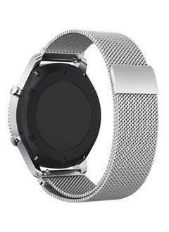 Gear S3 Frontier - Classic Watch Band,Milanese Loop Adjustable Stainless Steel Replacement Strap Bands Silver