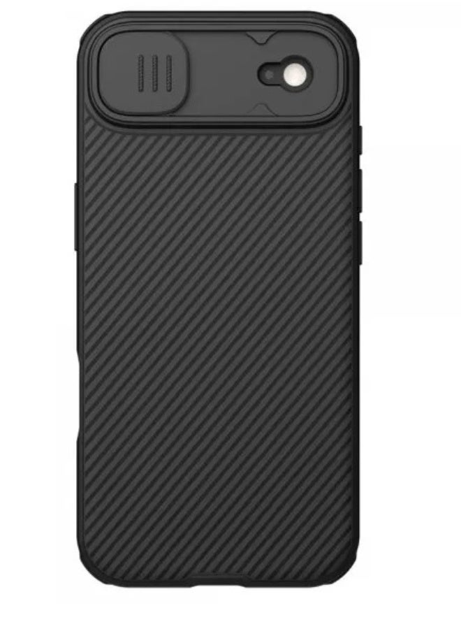 NILLKIN Camshield Pro for iPhone 17 Air Case Compatible with MagSafe TPU PC Phone Cover with Slider - Black - Image 1