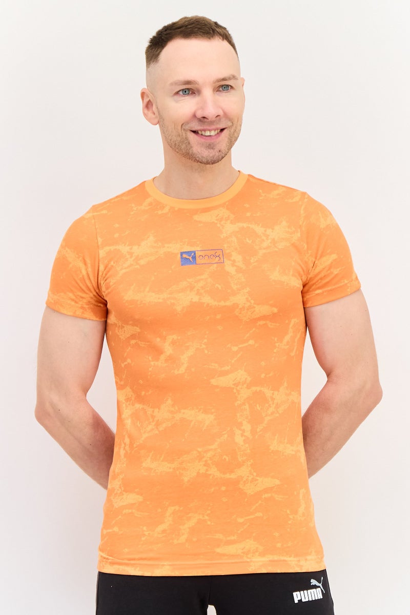 PUMA Men Sportswear Fit Short Sleeves Outdoor T-shirt, Multicolor - Image 1