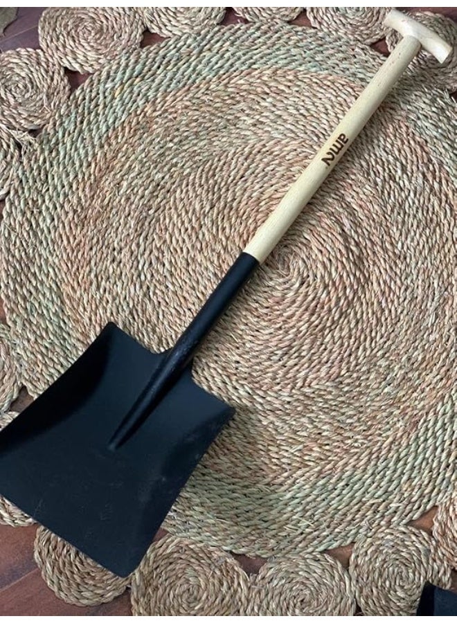 Metal Shovel with Wooden Handle - Image 2