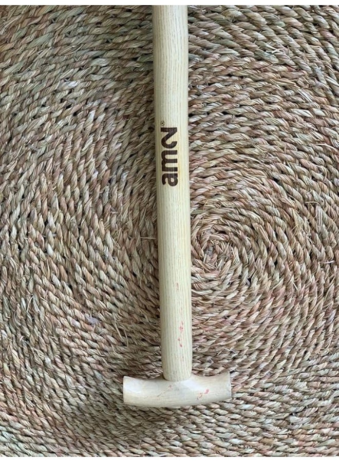 Metal Shovel with Wooden Handle - Image 3